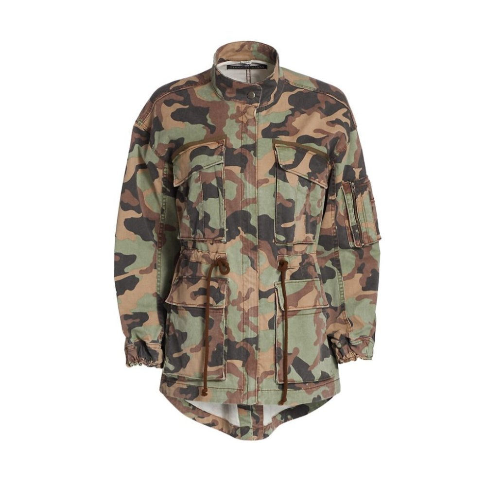 NWT Veronica Beard Sumner Camo Anorak Jacket